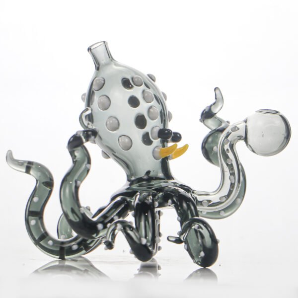 Handmade Octopus Glass Bong made from premium borosilicate glass