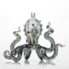 Octopus themed artistic glass water pipe