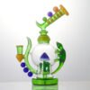 Luxury Lizard Glass Bong with Mushroom Landscape