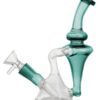 600x800-1 Compact Recycler Glass Bong with Water Filtration | Beginner Friendly Glass Water Pipe