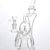 600x800-1 Premium Recycler Glass Bong – Large Multi-Chamber Water Filtration Bong