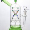600x800-2 10" DNA Helix Glass Bong – Scientific Borosilicate Water Pipe with 14mm Bowl