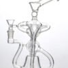 600x800-2 Premium Recycler Glass Bong – Artistic Multi-Chamber Borosilicate Water Bong