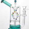 600x800-3 10" DNA Helix Glass Bong – Scientific Borosilicate Water Pipe with 14mm Bowl