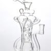 600x800-3 Premium artistic recycler glass bong with multi-chamber water filtration and borosilicate glass