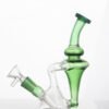 600x800-4 Beginner recycler glass bong with green borosilicate glass and water filtration