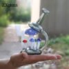 800x800-1 Mushroom Recycler Glass Bong – Cute Water Filtration Glass Bong for Beginners
