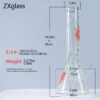 Glow-in-the-Dark Spider Web Glass Bong – Premium Halloween Beaker Bong