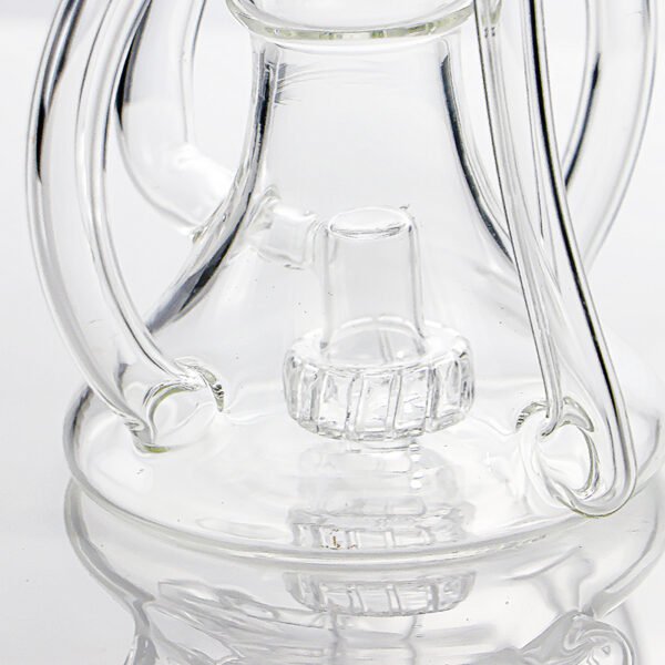 800x800-4 Premium Recycler Glass Bong – Large Multi-Chamber Water Filtration Bong