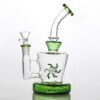800x800-7 8.5" Blue Windmill Perc Glass Bong – Thick Borosilicate Water Pipe with 14mm Bowl