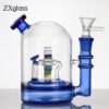 800x800-7 Spinning Windmill Glass Bong – Handcrafted Scenic Water Bong with Rotating Windmill