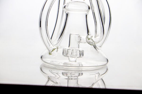 IMG_0097 Premium Recycler Glass Bong – Large Multi-Chamber Water Filtration Bong