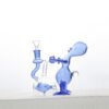 IMG_0577 Handcrafted Aquarium Glass Bong with Fish Design and Blue Borosilicate Glass