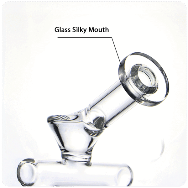 mouth Premium Recycler Glass Bong – Artistic Multi-Chamber Borosilicate Water Bong